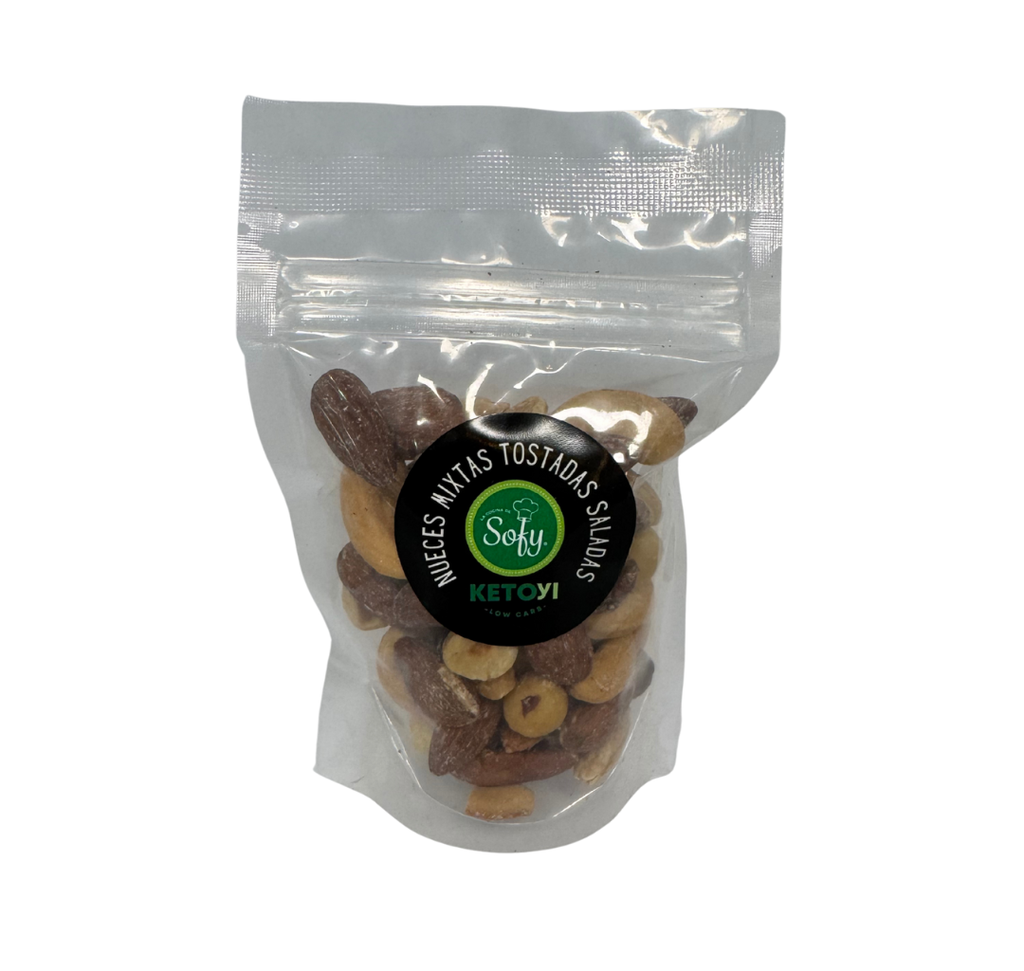 Ketoyi nueces mixtas tostadas saladas 80 g.