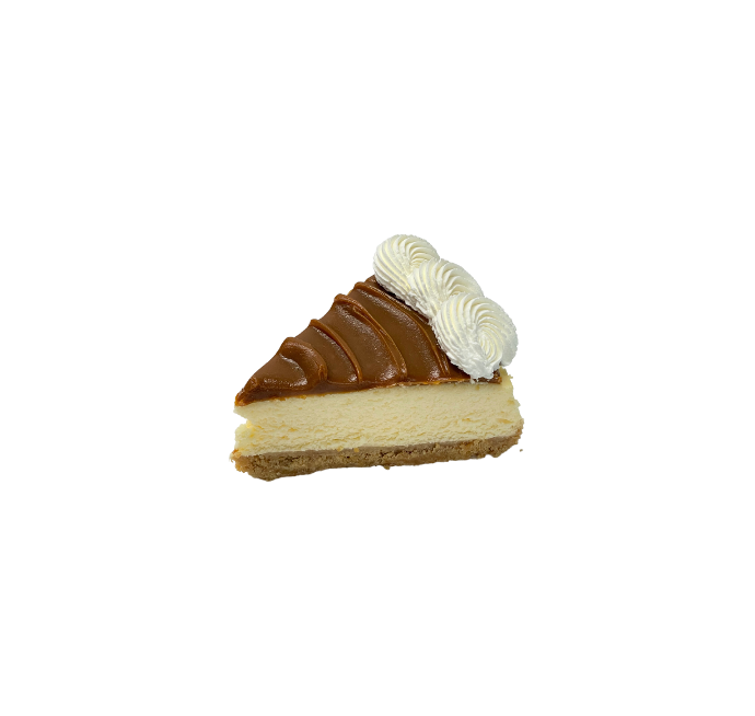 Cheesecake de dulce de leche porción                             