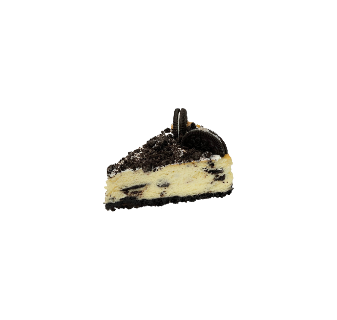 Cheesecake de oreo porción