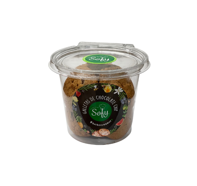 Galleta de chocolate chip con nueces 200 g.