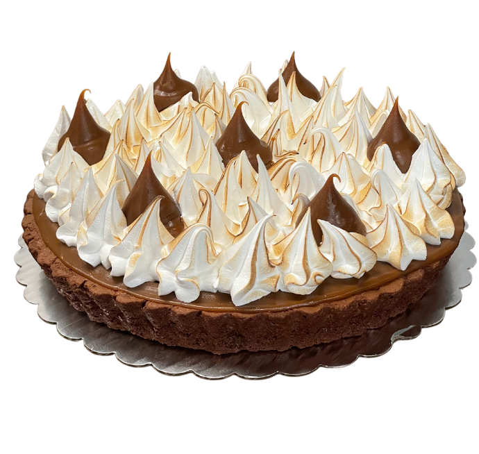 Torta de brownie con dulce de leche y malva 9"                        