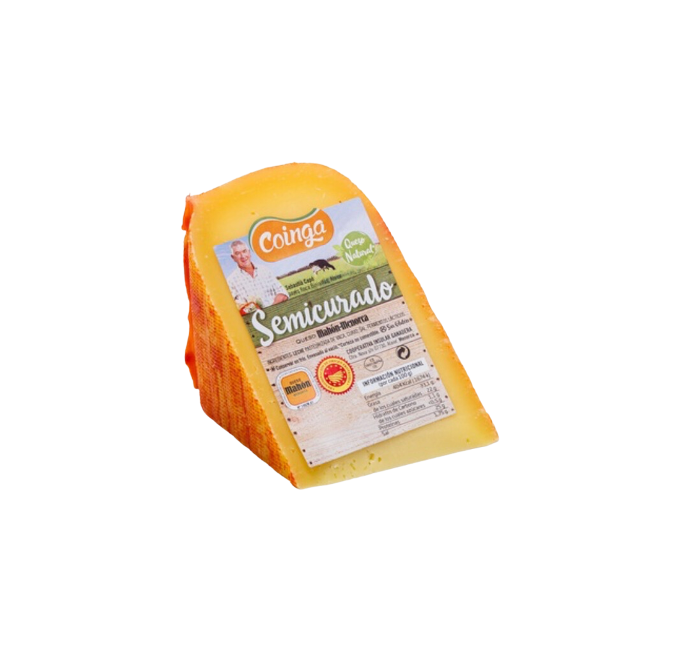 Queso mahon coinga cuña 225 g.
