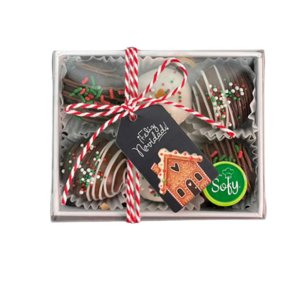 Caja de trufas de chocolate 6 uds.