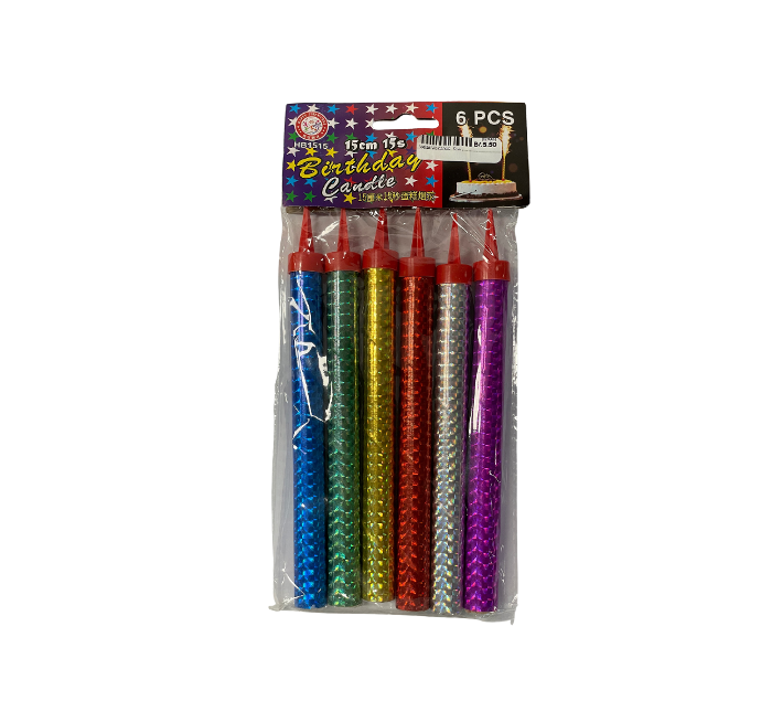 Velas volcanes 6 uds. 