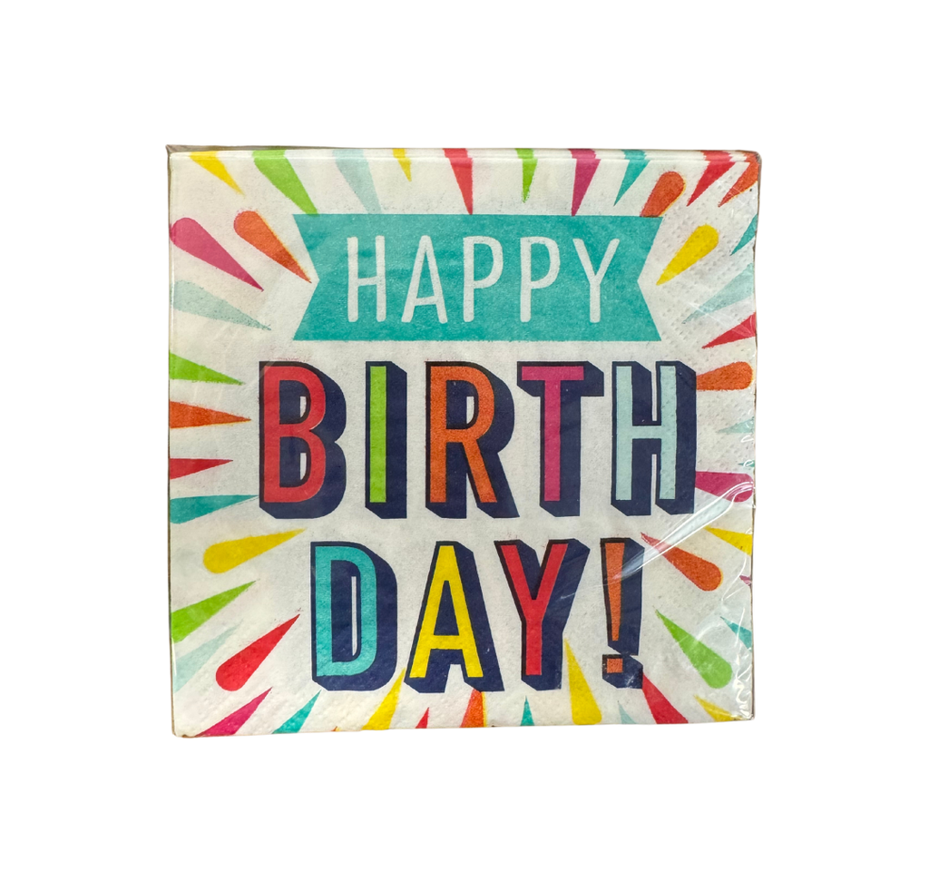 Servilletas birthday burst
