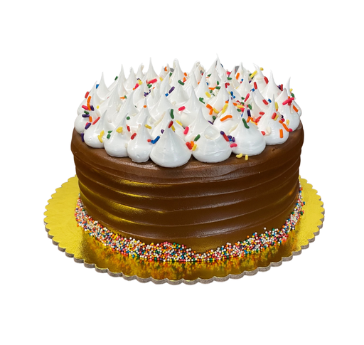 [025115] Cake de choco vainilla con manjar y malva 7" 