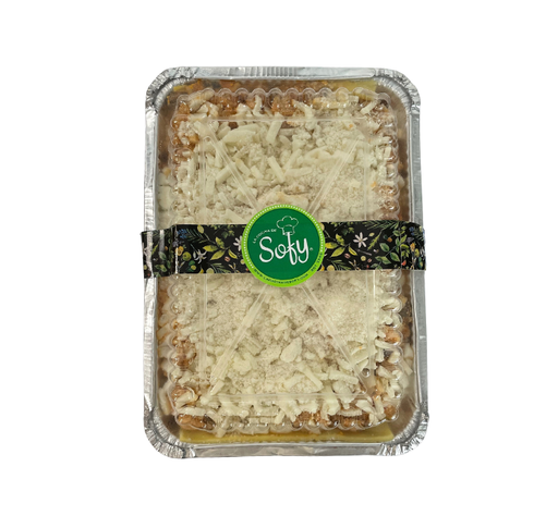 [024634] Lasagna de pollo en salsa rosada con hongos y albahaca 1 kg.