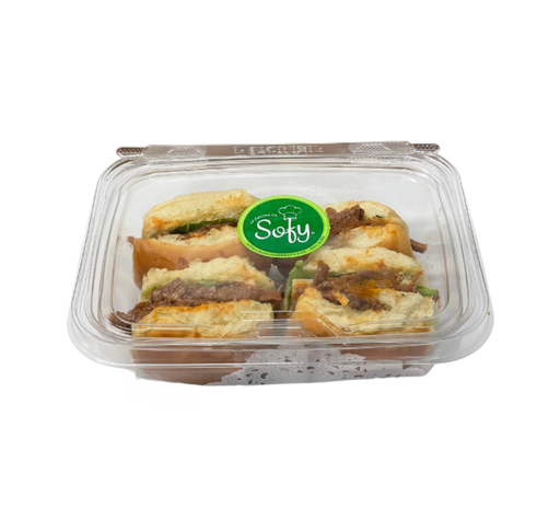 [024200] Panecillos con ropa vieja y mayo de recao verde 4 uds.   