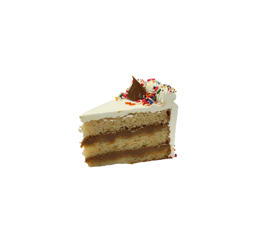 [025008] Yellow cake con manjar y buttercream vainilla porción