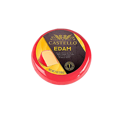 [025481] Queso edam rueda castello 198 g.