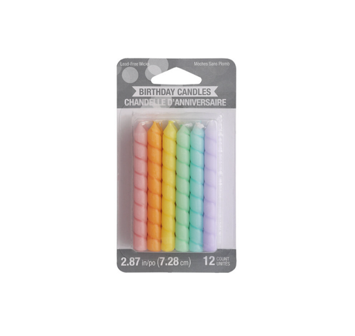 [025659] Velas large pastel spiral