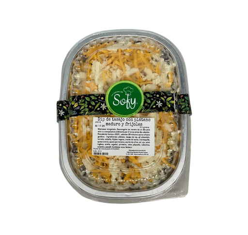 [025674] Dip de tasajo con plátano maduro y frijoles 600 g.