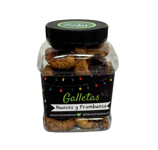 [025716] Galletas de nueces y frambuesa 14 uds.