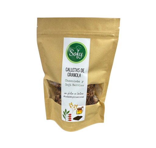 [025905] Galletas de granola con chocolate y goji berries 8 uds